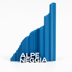 Profilo altimetrico 3D salita Alpe Neggia da Vira,